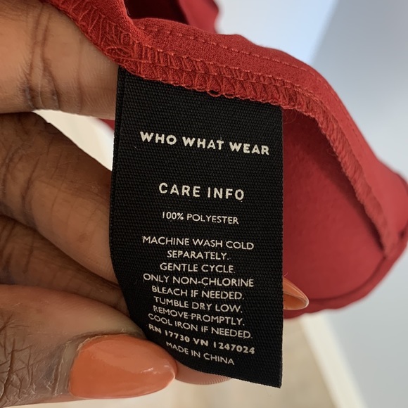 Brick Red Dress - Picture 6 of 6